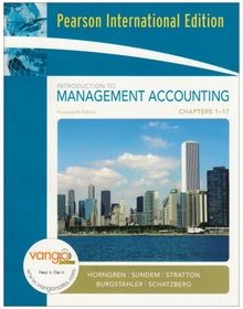 Introduction to Management Accounting: Full Book von Cha... | Buch | Zustand gut