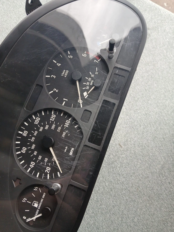 OEM 99-06 BMW E46 325 325Ci 330 330Ci instrumento medidor panel velocímetro Foto 4 de 4