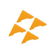 Reflective Bumper Decal Diamond Fluorescent Yellow Door Angle Diamond Grid Pa...