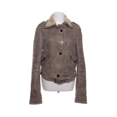 Joseph Janard, Shearling Jacke, Damen, Größe: 38, Beige, Leder, Einfarbig #5Jq