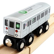 Munipals MP01-1106 R62 Wooden Subway 6 Train NYC MTA Pelham Lexington Local