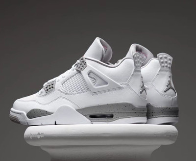 Jordan 4 Retro ''White Oreo'' Men's Basketball Shoes Mid Top Us Size7-12