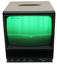 Vintage Sanyo Electric Inc DM5109CX 9" Green Screen CRT Monitor Composite Retro