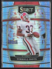 2022 Panini Select Draft #57 Terrell Davis Hyper Prizm Georgia Bulldogs (JT)