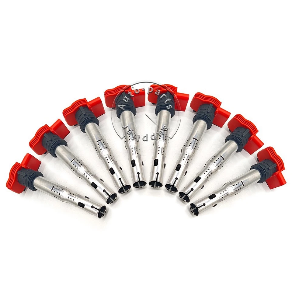 8PCS OEM Audi Engine ignition coil For S6 RS5 A5 A7 Q7 A8 S8 High-pressure bag - Image 2 of 4