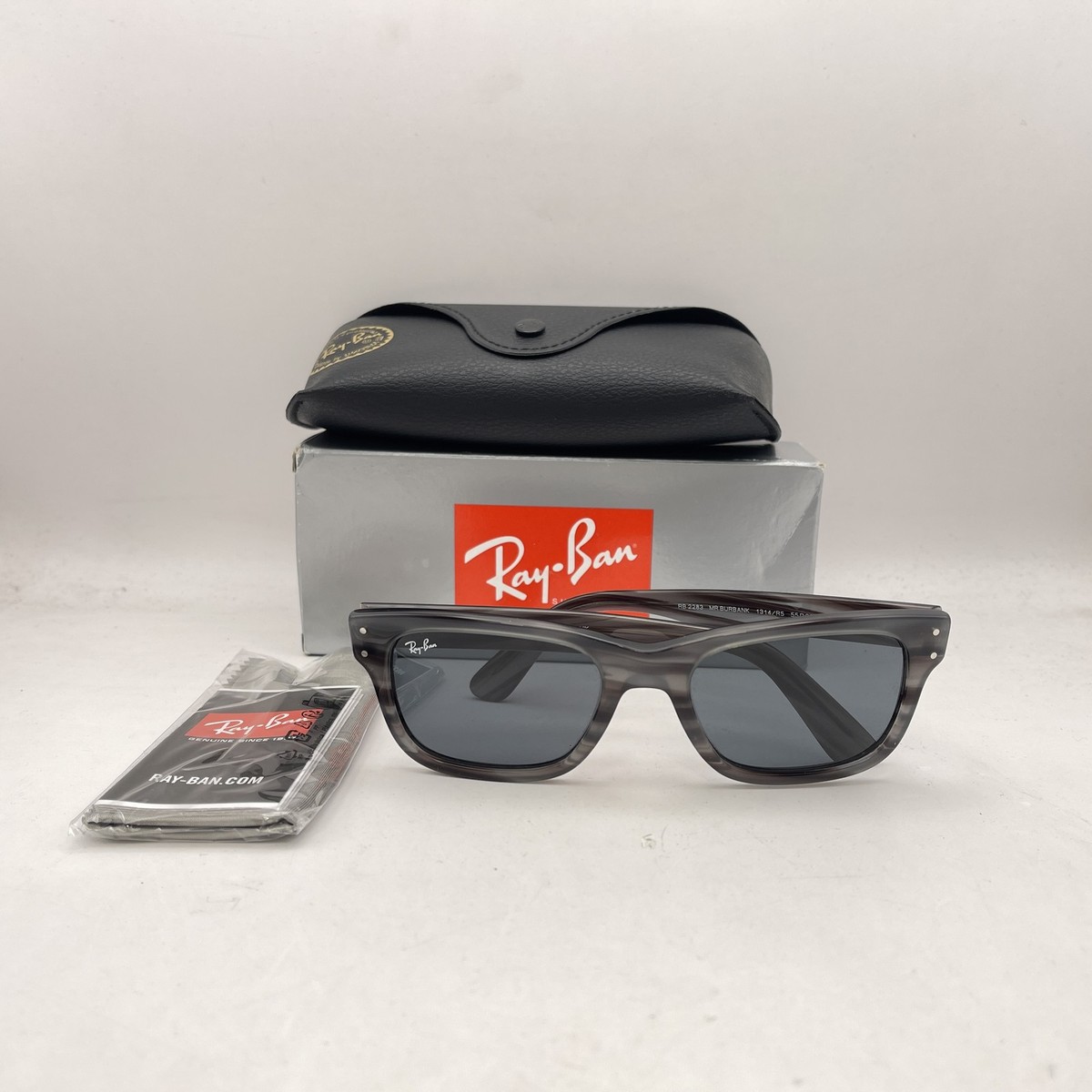 Ray-Ban MR Burbank polarized sunglasses (RB2283) Ray-Ban Mr. Burbank RB2283 58mm Replacement Lenses by Revant  main image 3