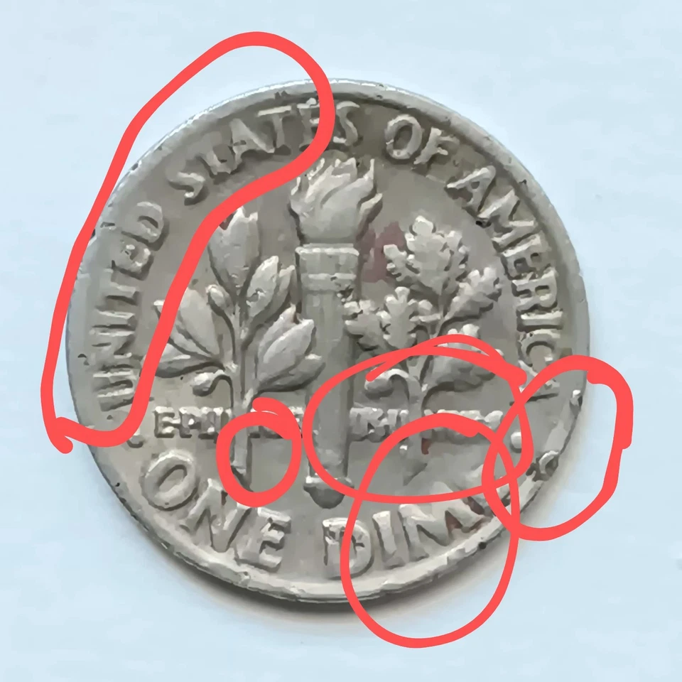 1985 D Roosevelt Dime DDO DDR Doubled Die - Image 4 of 4