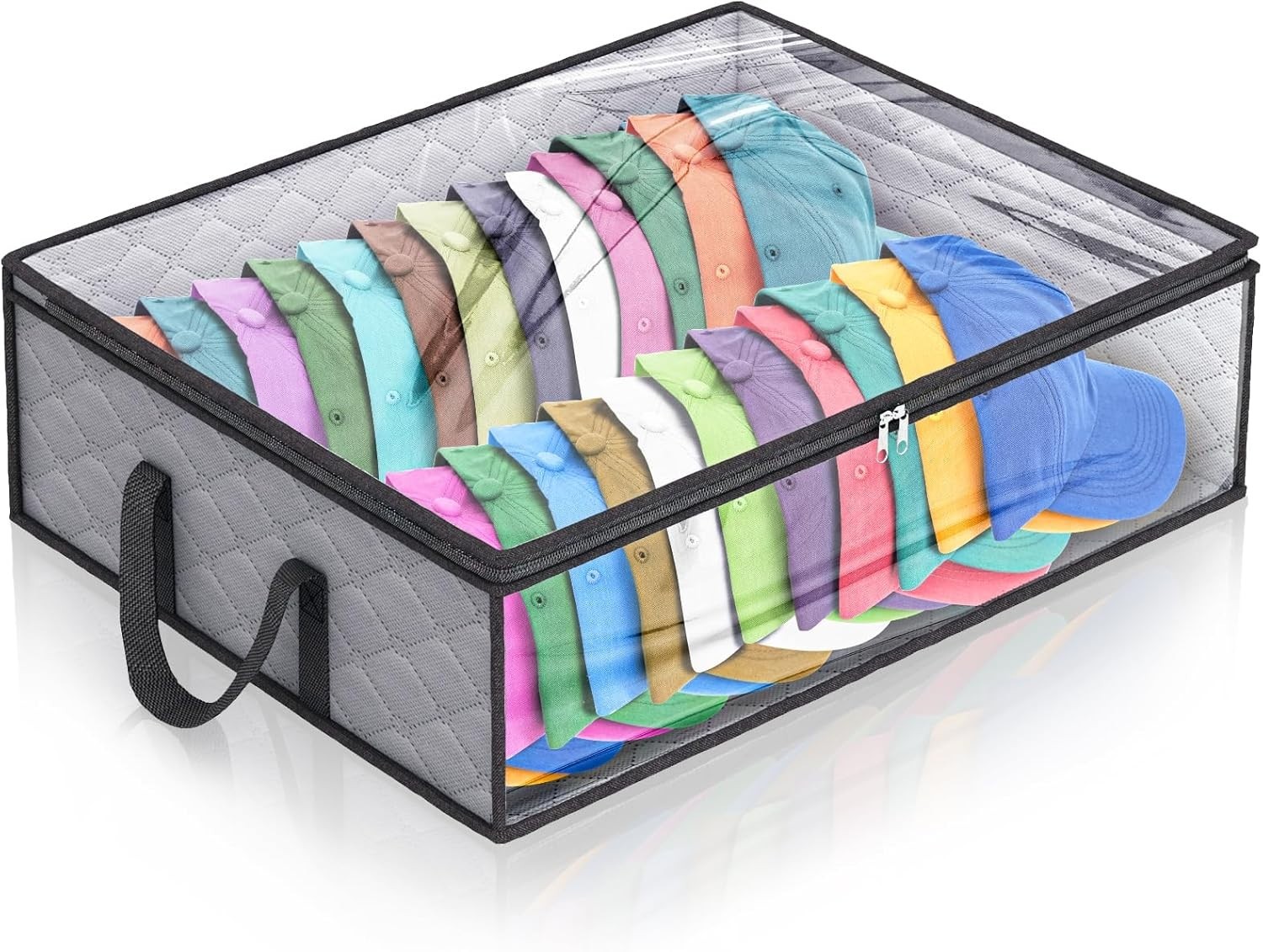 Storage Bag Baseball Trucker Cap Organizer Case Protector Zi