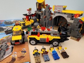 LEGO City LOT 2 sets The Mine 4200 + 4204 100% Complete w Instructions! No box.
