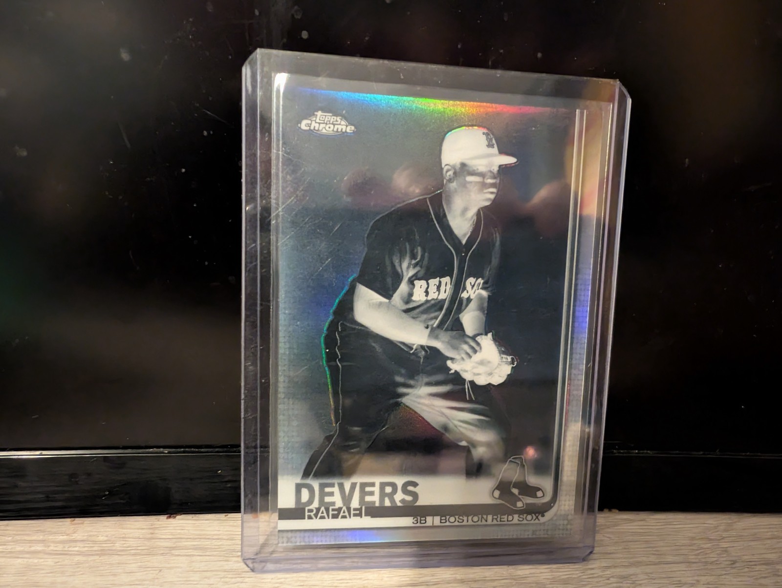 2019 Topps Chrome - Rafael Devers #184 Negative Refractor