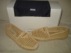 100% AUTHENTIC NEW WOMEN PRADA BEIGE WOVEN RAFFIA ESPADRILLE FLATS EU 38/US 8 — photo 7