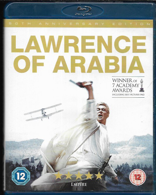 LAWRENCE OF ARABIA B/2 BLU RAY DVD PETER O'TOOLE OMAR SHARIF 2-DISC SET