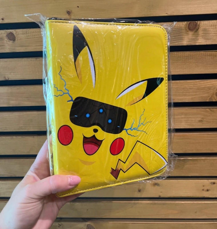 Pokemon Trading Card Album Wallet Binder Yellow Pikachu Red Character 400 Cards