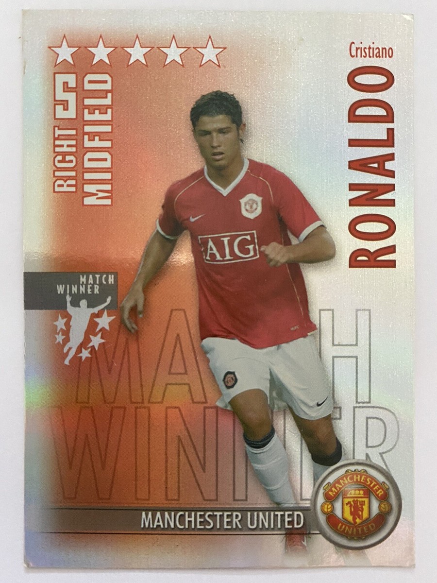 CRISTIANO RONALDO CR7 MANCHESTER UNITED FOIL CARD 2006-2007 SHOOT
