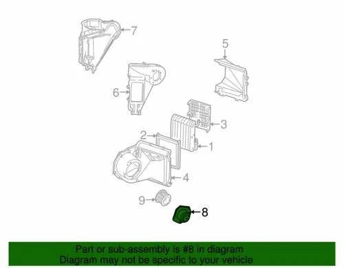 Motor soplador genuino GM 1985-1995 Chevrolet GMC Pontiac Astro Safari SL 88890696 Foto 2 de 2