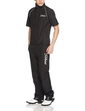 TSMR1592 Titleist Golf Stretch Rain Wear Jacket Pants set Black / Black JAPAN