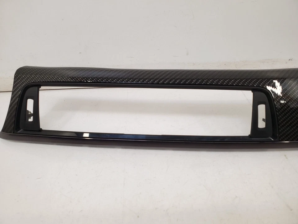 ✅ 15-20 OEM BMW F83 M4 F33 Convertible Fibra de Carbono Tablero Consola Interior Borde * Foto 4 de 4