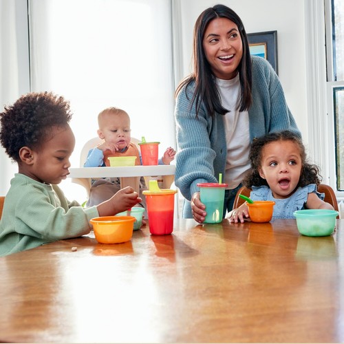 Tazze di paglia The First Years Take and Toss Toddler - Sippy a prova di fuoriuscita - Foto 4 di 5