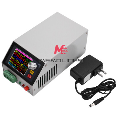 DC 12V 2.4 Inch Color Screen CNC Electronic Load Tester DC 0~150V 20A 150W NTC