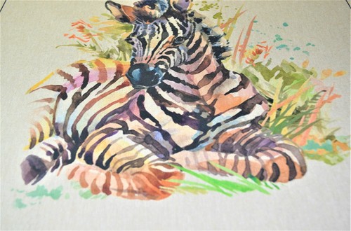 Fabric Cushion Panels Linen-look Country Creatures and Animals for Home Decor- - Picture 42 of 83