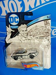 dc sketched series hot wheels