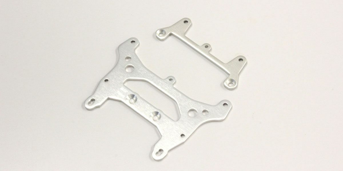 KYOSHO LEGENDARY SERIES, OPTIMA, JAVELIN, FRONT & REAR STAYS, SILVER, OT217S