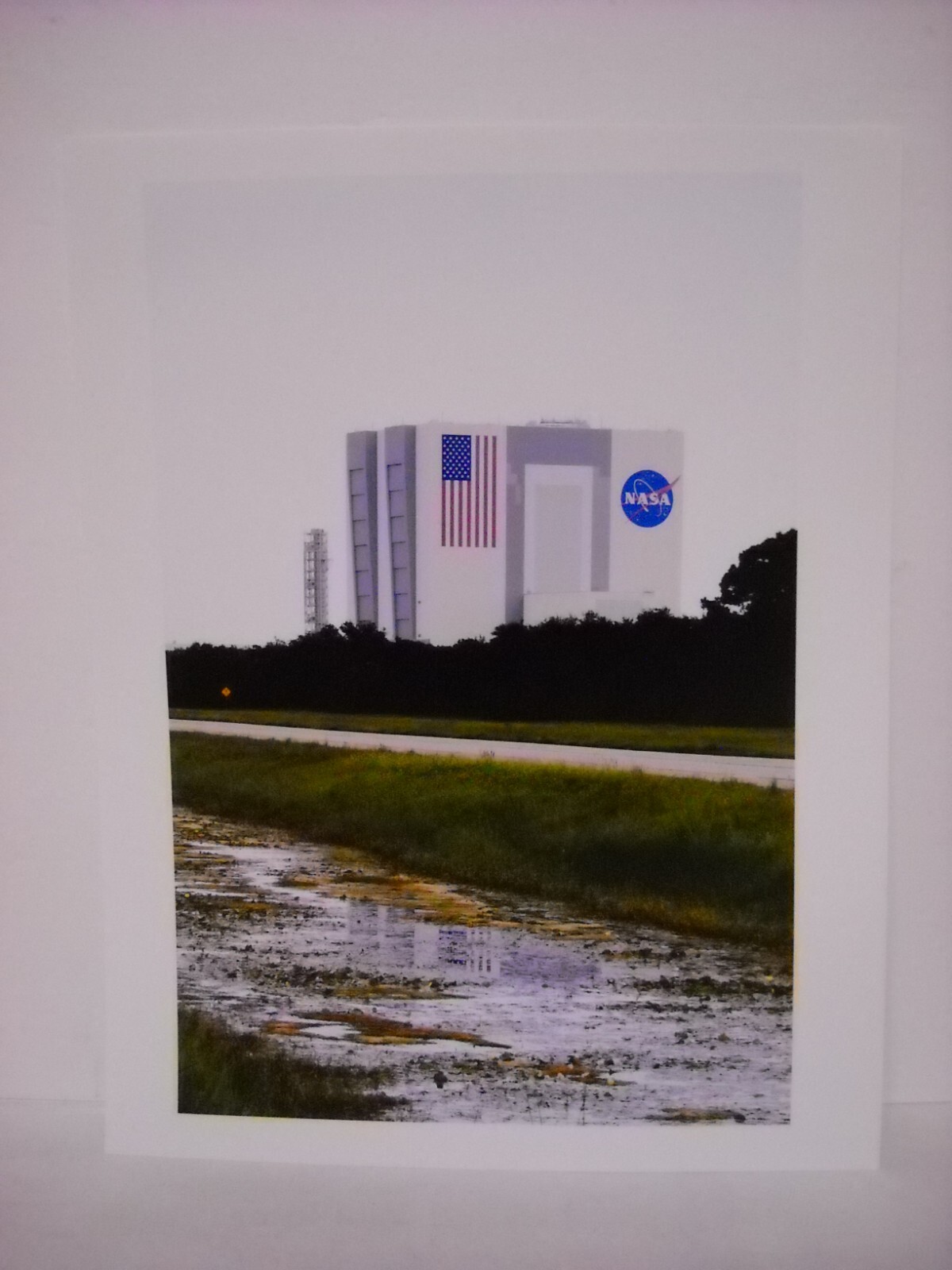 Nasa Sign Building Vab Nasa Sign