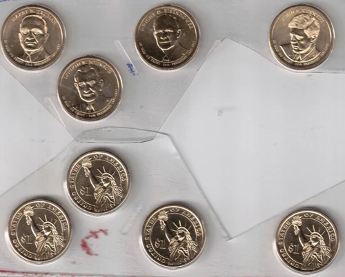 2015-P+D 8 Brilliant Uncirculated Flawless Coins in US MINT Set Plastic!
