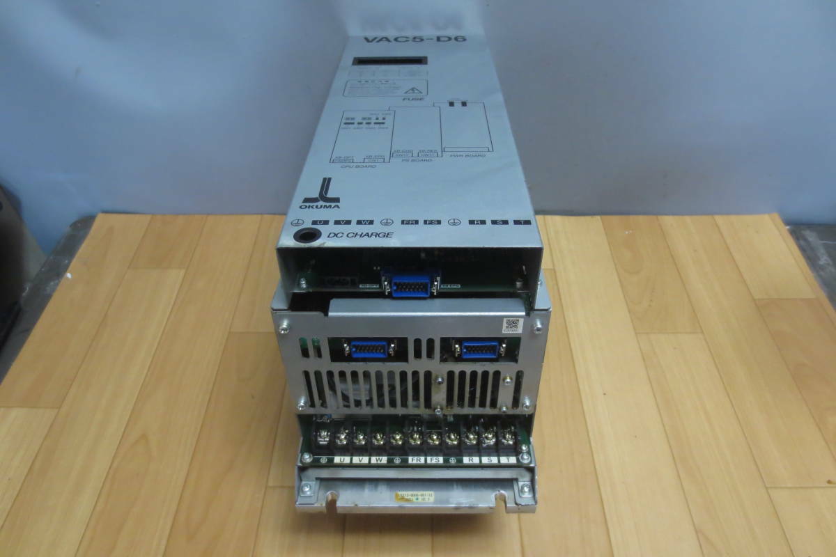 OKUMA VAC5-D6 SPINDLE DRIVE POWER BASE ONLY/ NO COMM BOARD READ