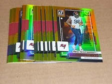 2022 Panini Donruss GOLD HOLO PREMIUM STOCK LOT OF 25 AKIEM HICKS BUCCANEERS #81