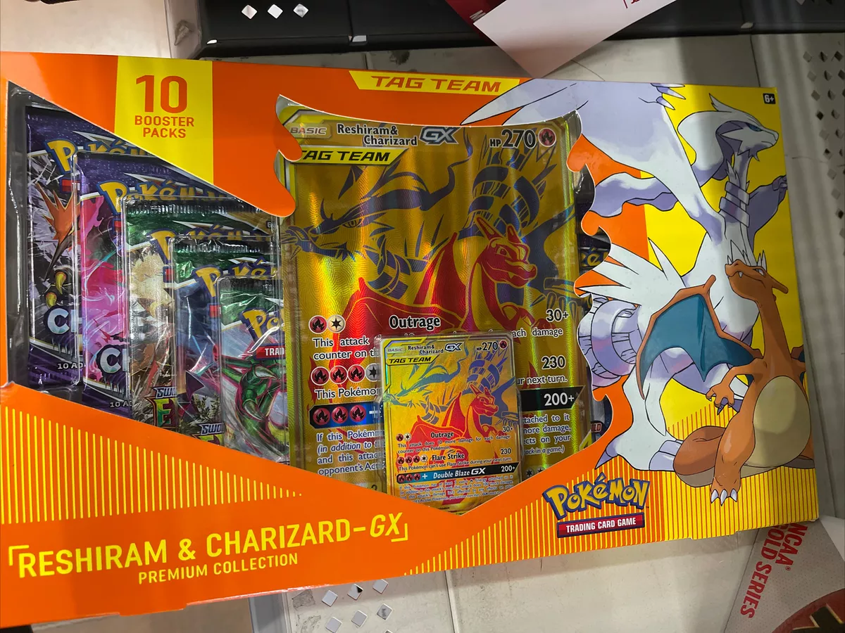 Tag Team Bundle Reshiram And Charizard Gx And Reshiram Charizard