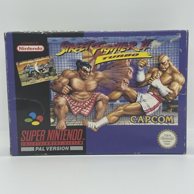 Street Fighter 2 Turbo SNES  Super Nintendo - PAL - CIB in OVP - SAMMLERZUSTAND 