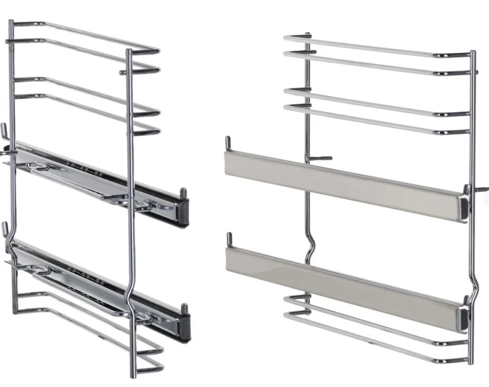Siemens HZ438201 Teleskopauszug 2 Fach Backofen Herd-Zubehör Schiene Edelstahl