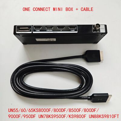 Compatible Samsung TV ONE CONNECT MINI BOX AND CABLE KS8000F KS8500F KS7000F