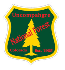 4" uncompahgre national forest bumper sticker decal usa made