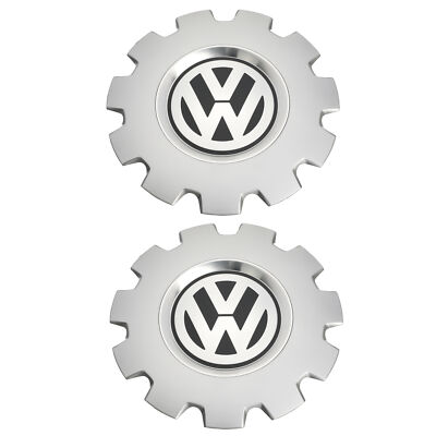 NEW 2002-2010 VW Volkswagen Beetle Center Cap Replacement Set Of 2 GENUINE OEM