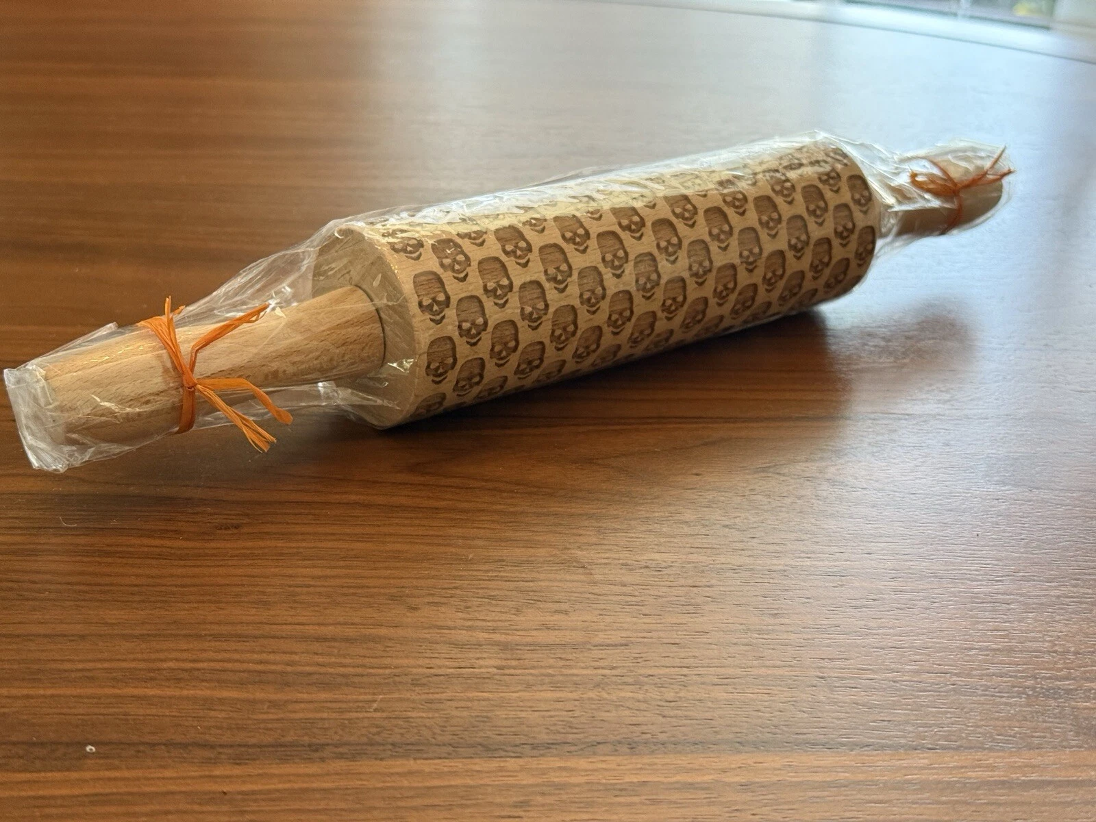 Embossed Laser Cut Rolling Pin Skulls