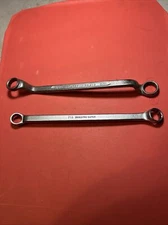 Vintage Indestro-  Lot of 2 Offset Double Box End 12pt Wrenches, No. 713 & 913
