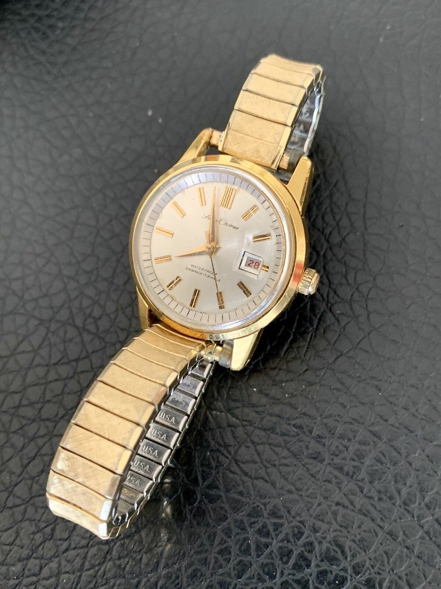 Vintage Seiko Chorus Seahorse Mechanical Ladies Gold Watch 17