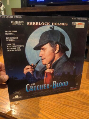 Le disque laser CRUCIFER Of BLOOD Charlton HESTON 1991 THRILLER Sherlock HOLMES - Photo 1/7