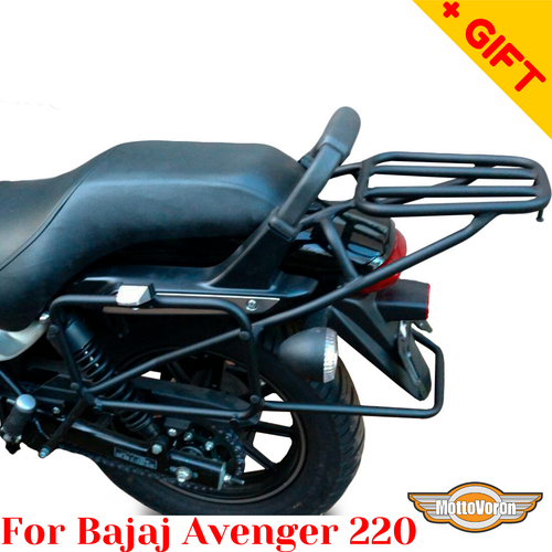 For Bajaj Avenger 220 rack luggage system side carriers for Monokey