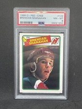1988 OPC #122 BRENDAN SHANAHAN ROOKIE PSA 8 NM-MT