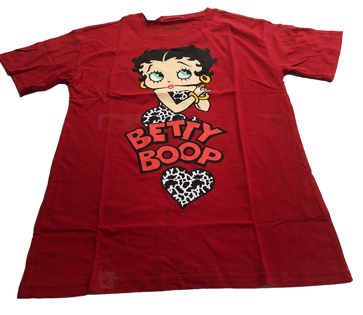 Tシャツ・カットソー ULKIN CANVAS Betty Boop Red Hot Mama Short Sleeve T-Shirt Bu Betty Boop Red Short Sleeve Character Shirt Large | eBay