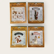 Wood Kits--Christmas--1 Evening Project--Wooden Accents-Vintage-NOS--Your Choice