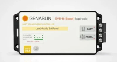 Genasun GVB-8-PB-48V MPPT Charge Control Voltage Boost 48 VDC 8A
