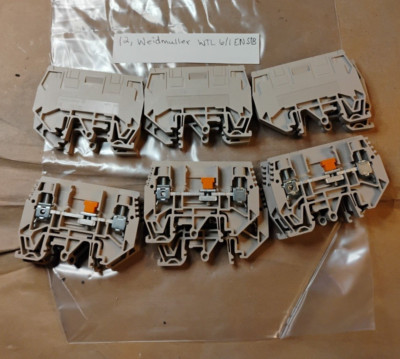 12, Weidmuller WTL 6/1 EN STB 630V Terminal Block - Fast Ship