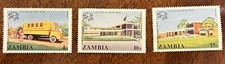 Zambia: 1974 UPU  set of 3 MNH, SC# 127, 129, 130 . Lot #02-3560
