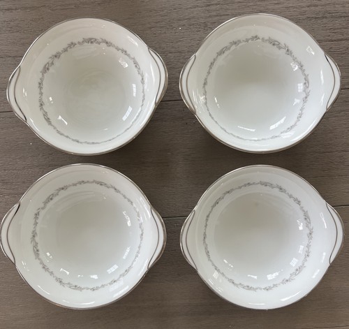 Set of 4 6013 Noritake Crestmont lugged bowl, Soup/Cereal 6" Excellent! - Picture 6 of 6