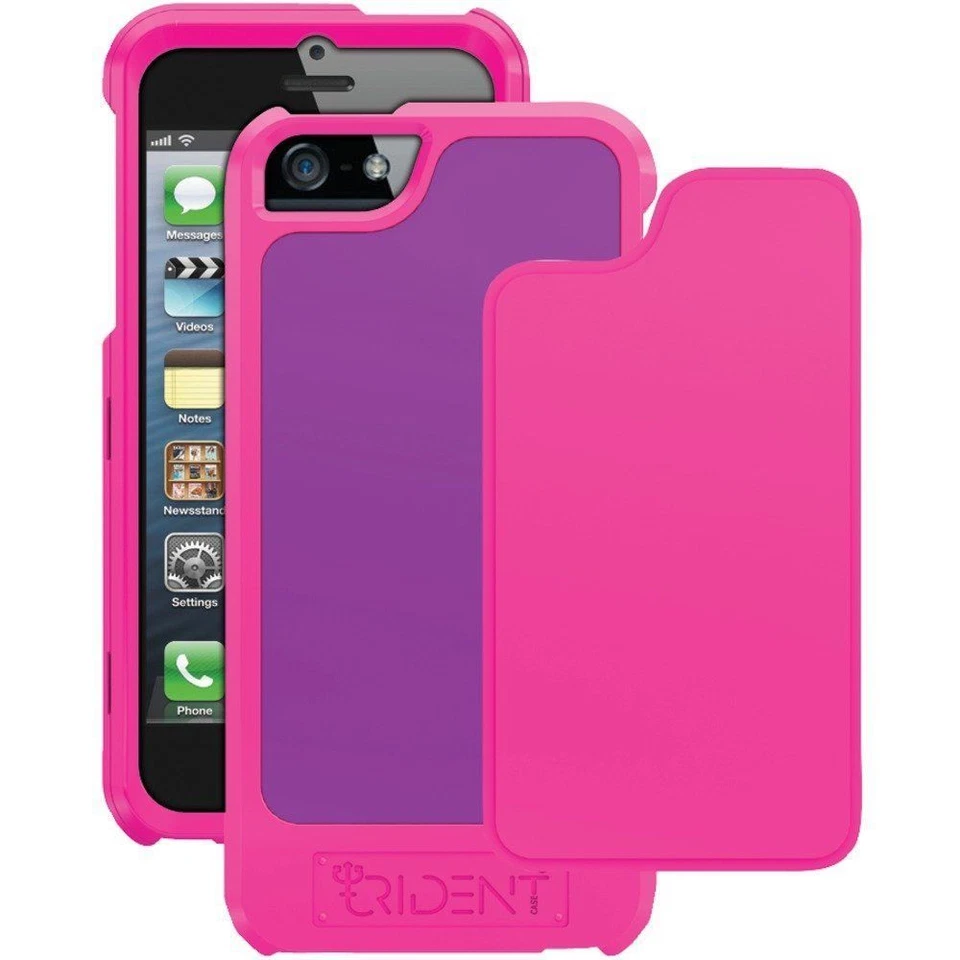 Trident Apollo Case Rugged Hybrid Cover Pink/Purple for iPhone SE(1St Gen)/5S/5 - Image 4 of 4