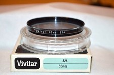 Vivitar 62 mm NEW 82A Screw-In Filter Made in Japan with Case and Box T-113 